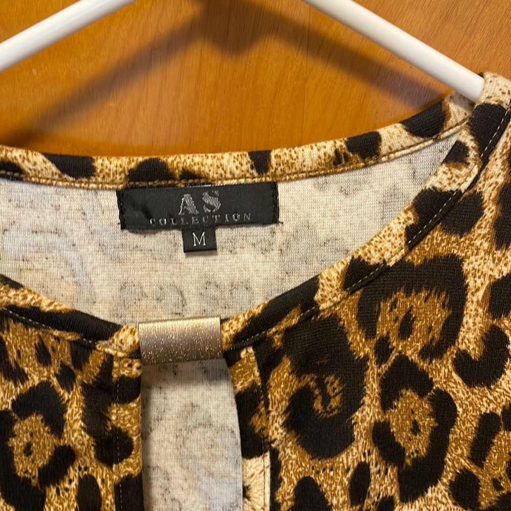Like new leopard print women’s dress size medium or 6